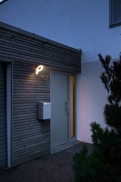 Ledvance - LED Vonkajšie nástenné svietidlo so senzorom LOOP 1xLED/12W/230V IP44