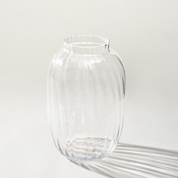 Váza Glass Flow 18x18x28 cm