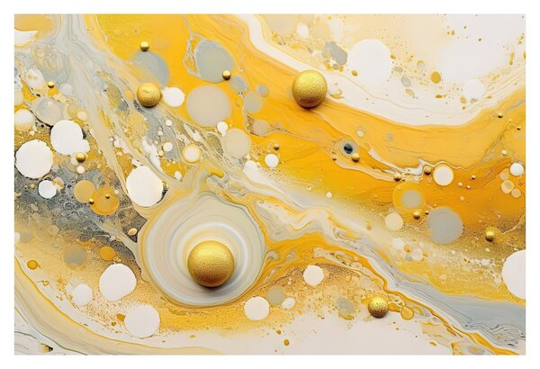 Obraz - Abstraktné pozadia so zlatým dekorom (90x60 cm)
