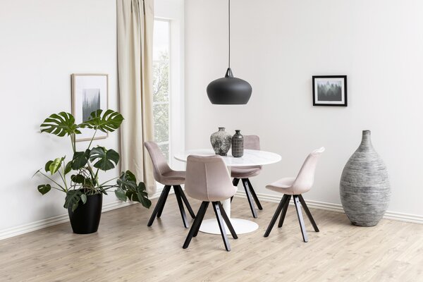 JEDÁLENSKÝ STÔL, biela, 110/75 cm P & B - Stoly, Online Only