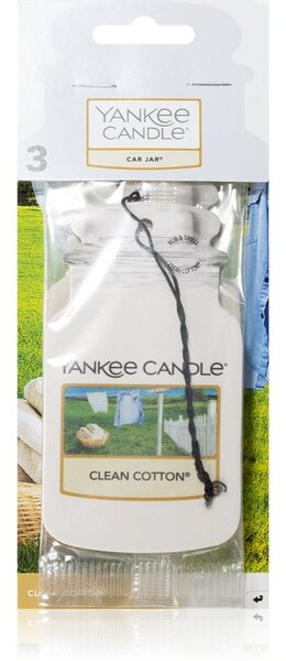 Yankee Candle Clean Cotton vonná visačka 3 ks