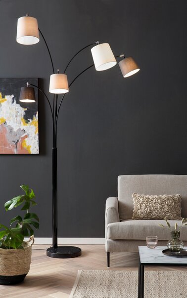 OBLÚKOVÁ LAMPA, 114/213/38 cm P & B - Online Only bytové doplnky, Online Only