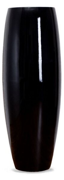 Kvetináč MAGNUM, sklolaminát, výška 80 cm, čierny lesk