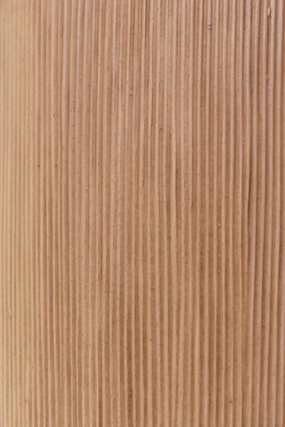 Kvetináč CITY, sklolaminát, výška 80 cm, béžový, vrúbkovaný