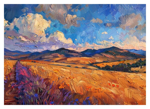 Obraz - Olejomaľba krajiny (70x50 cm)