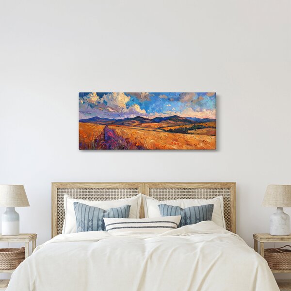 Obraz - Olejomaľba krajiny (120x50 cm)