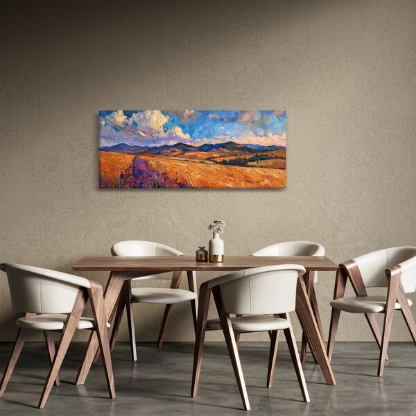 Obraz - Olejomaľba krajiny (120x50 cm)