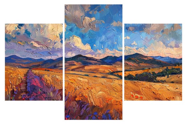 Obraz - Olejomaľba krajiny (90x60 cm)