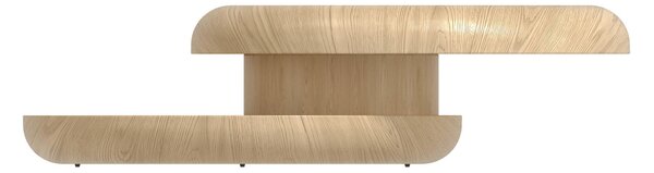 KONFERENČNÝ STOLÍK, prírodná farba, kompozitné drevo, 90/90/35 cm Livetastic - Stolíky do obývačky, Online Only