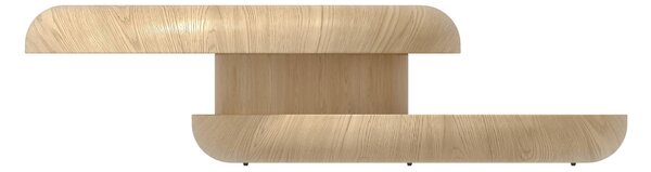 KONFERENČNÝ STOLÍK, prírodná farba, kompozitné drevo, 90/90/35 cm Livetastic - Stolíky do obývačky, Online Only