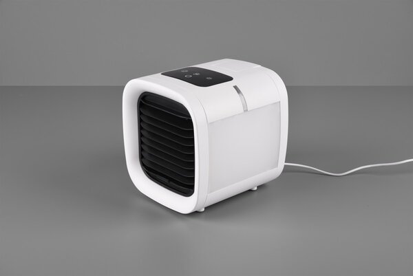 Trio R031-01 LED svietidlo a stolný ventilátor so zvlhčovačom vzduchu Icecube - RGB, s nádržkou na vodu