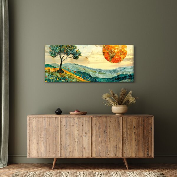 Obraz - Ilustrácia krajiny (120x50 cm)