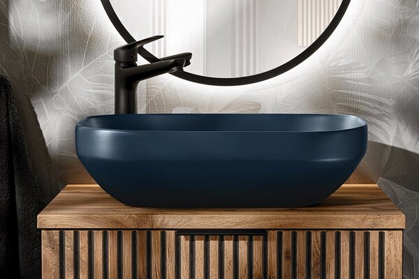 Keramické umývadlo NELI MNB | modrá 50 cm