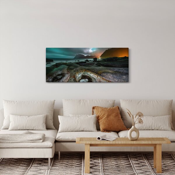 Obraz - Nočná scéna (120x50 cm)