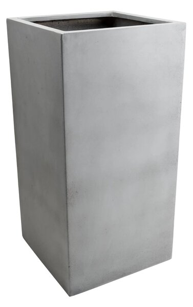Kvetináč BLOCK, sklolaminát, výška 80 cm, betón design