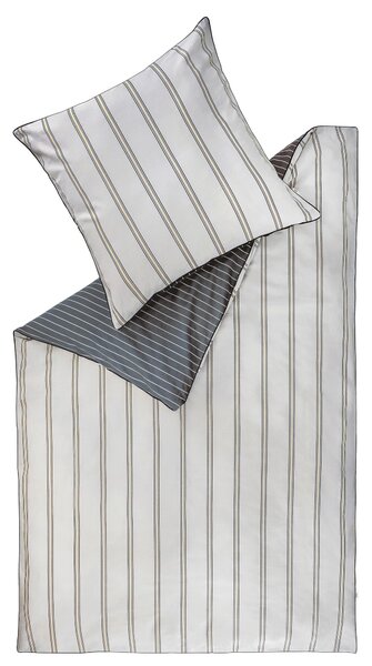 POSTEĽNÁ BIELIZEŇ, renforcé, antracitová, krémová, sivá, 140/220 cm Esprit - Obliečky & plachty