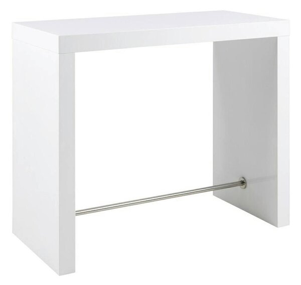 JEDÁLENSKÝ STÔL, biela s vysokým leskom, 130/60/105 cm MID.YOU - Online Only jedálne, Online Only