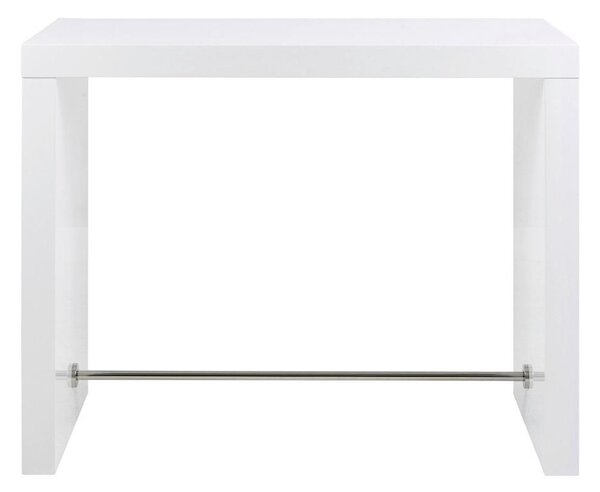 JEDÁLENSKÝ STÔL, biela s vysokým leskom, 130/60/105 cm MID.YOU - Online Only jedálne, Online Only