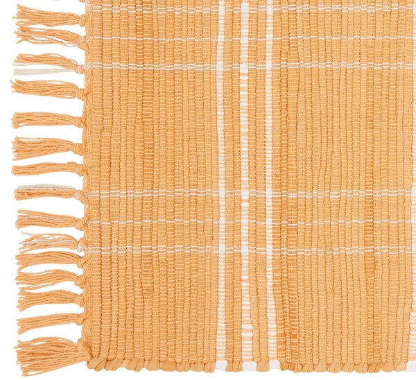 RUČNE TKANÝ KOBEREC, 60/90 cm, oranžová Boxxx - Koberce