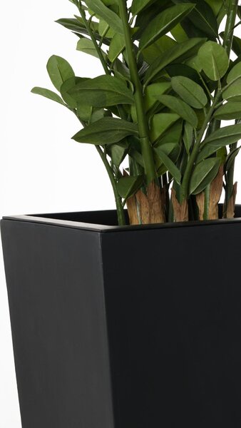 Samozavlažovací kvetináč CLASSIC, sklolaminát, výška 90 cm, antracit