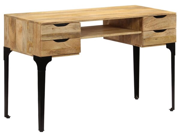 Písací stôl z masívneho mangovníkového dreva 120x50x76 cm