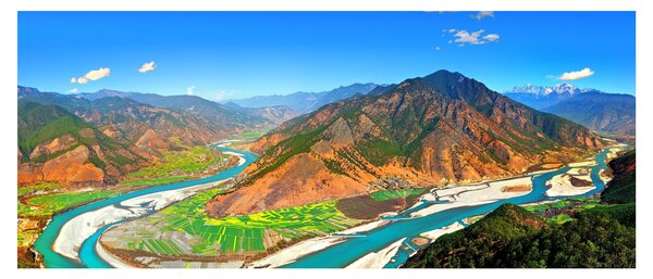 Obraz - River Yangtze (120x50 cm)