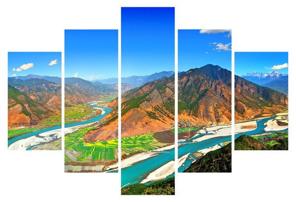 Obraz - River Yangtze (150x105 cm)