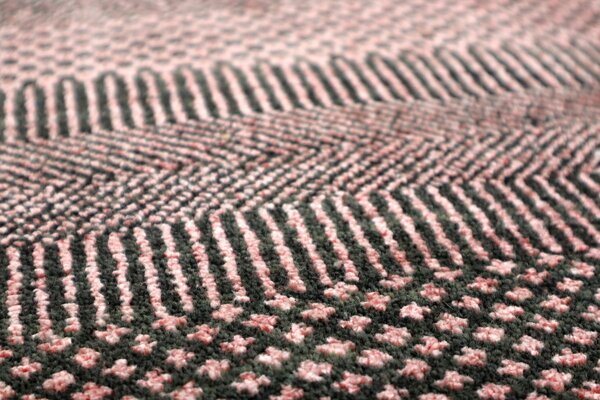 Diamond Carpets India , Ručne viazaný kusový koberec Diamond DC-MCN Black / rust, 120x170, červená, chodba / predsieň