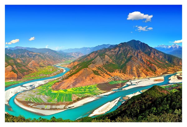 Obraz - River Yangtze (90x60 cm)