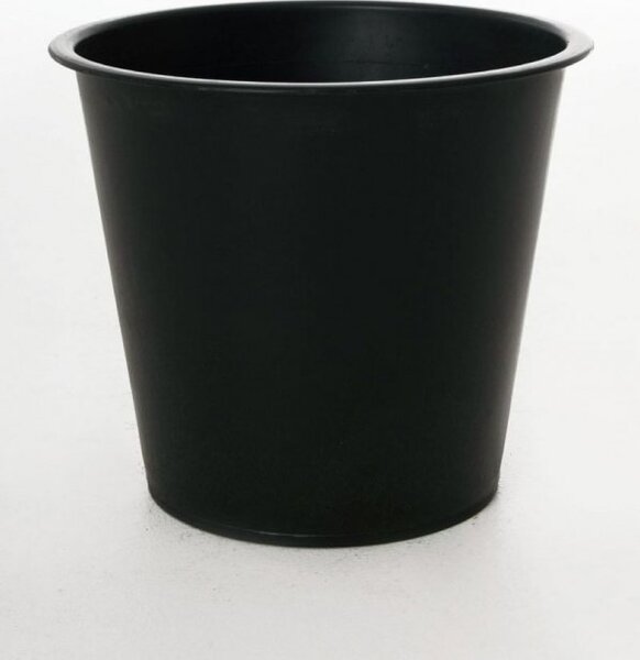 Guľatá plastová vložka 24, Ø 24 cm, výška 24 cm, čierna