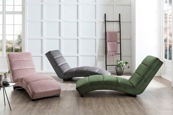 RELAXAČNÉ LEŽADLO, textil, ružová Livetastic - Kreslá, Online Only