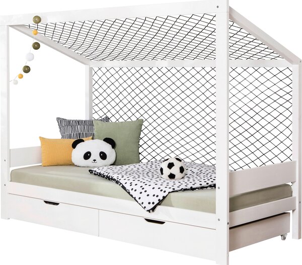POSTEĽ S ÚLOŽNÝM PRIESTOROM, 90/200 cm biela MID.YOU - Detské izby, Online Only