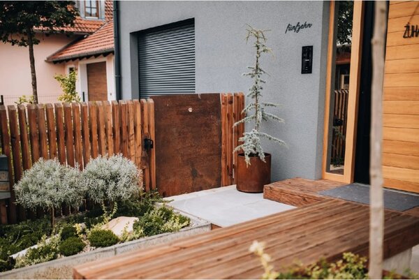 Kvetináč NEW RONDO, corten, Ø 40 cm, hnedý