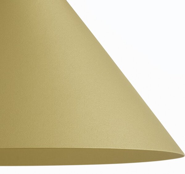 Nástenné svietidlo Capital, 1x zlaté kovové tienidlo, (fi 21cm), g