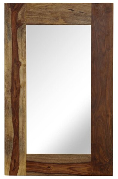 Zrkadlo z masívneho sheeshamového dreva 50x80 cm