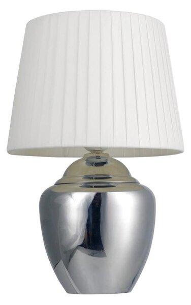 Stolná lampa 1xE27/25W/230V lesklý chróm