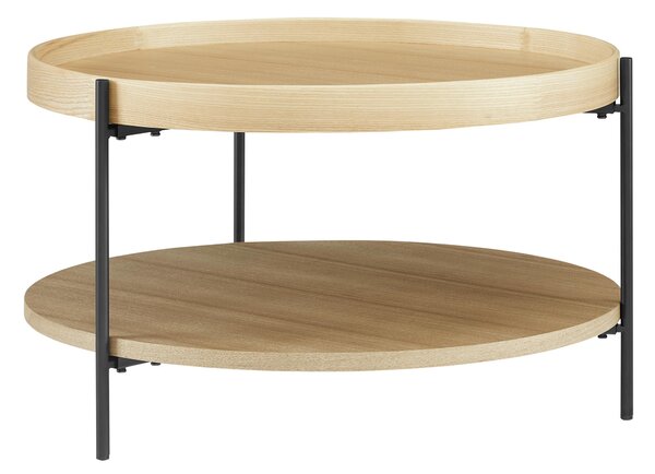 KONFERENČNÝ STOLÍK, farba duba, kompozitné drevo, 69/39 cm Livetastic - Stolíky do obývačky, Online Only