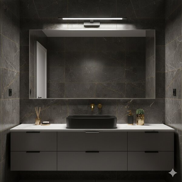 Nástenné LED svietidlo Klimt, 1x LED 12w, 3000-6000k, (60 cm), b