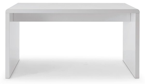 PÍSACÍ STÔL, biela s vysokým leskom, 160/70/75 cm Livetastic - Online Only kancelárie, Online Only