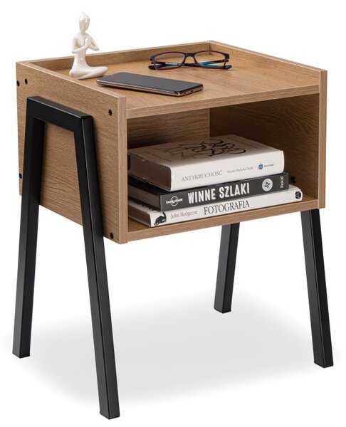 Nočná skrinka SKIVE MODERN OAK