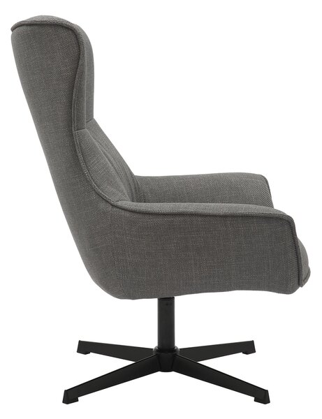 KRESLO, textil, sivá Livetastic - Online Only obývacie izby, Online Only