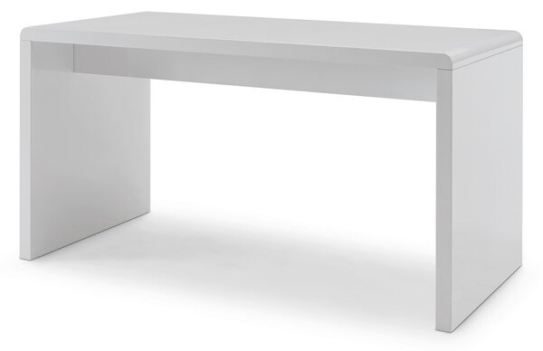 PÍSACÍ STÔL, biela s vysokým leskom, 160/70/75 cm Livetastic - Online Only kancelárie, Online Only