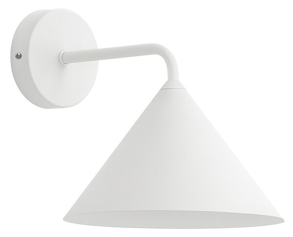 Nástenné svietidlo Capital, 1x biele kovové tienidlo, (fi 21cm), w