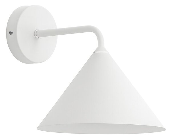 Nástenné svietidlo Capital, 1x biele kovové tienidlo, (fi 21cm), w