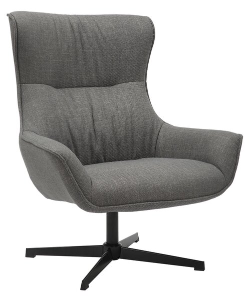 KRESLO, textil, sivá Livetastic - Online Only obývacie izby, Online Only