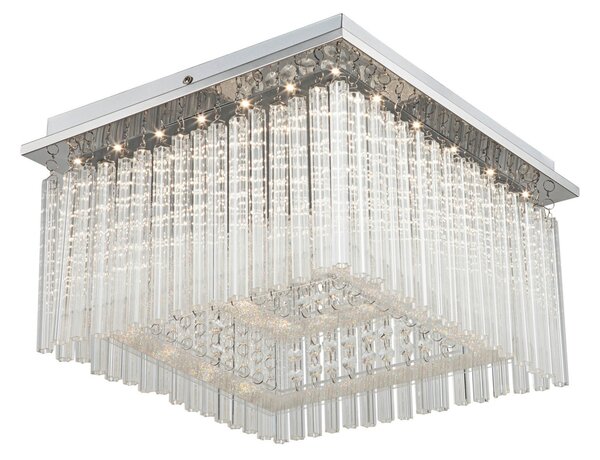 STROPNÉ LED SVIETIDLO, 36/36/21.5 cm - Online Only bytové doplnky, Online Only