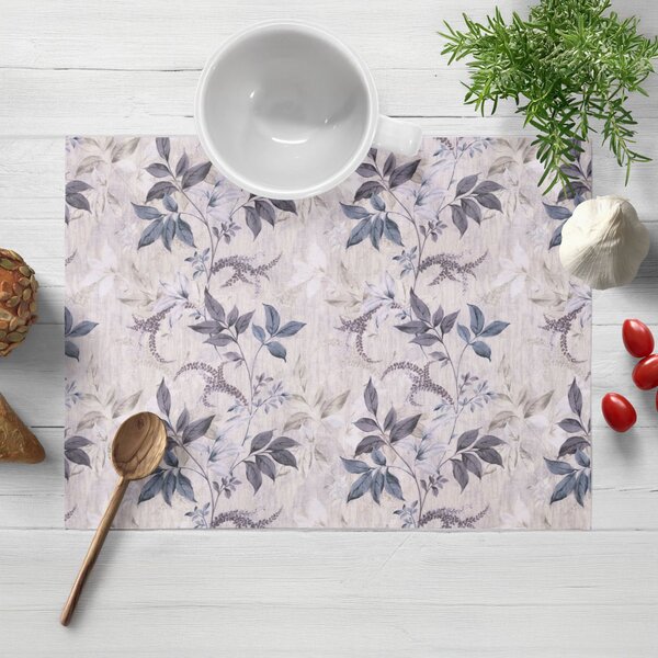 Biante Dekoračné prestieranie na stôl PML-053 Popínavé lístky na béžovom 30x40 cm