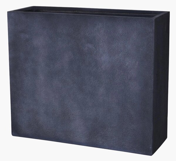 Kvetináč ELEMENTO, sklolaminát – vzhľad kameňa, šírka 88 cm, antracit