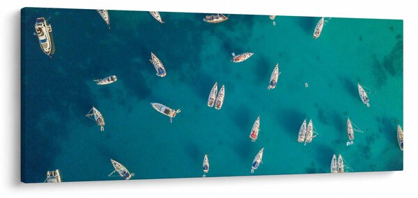 Obraz - Plachetnica (120x50 cm)