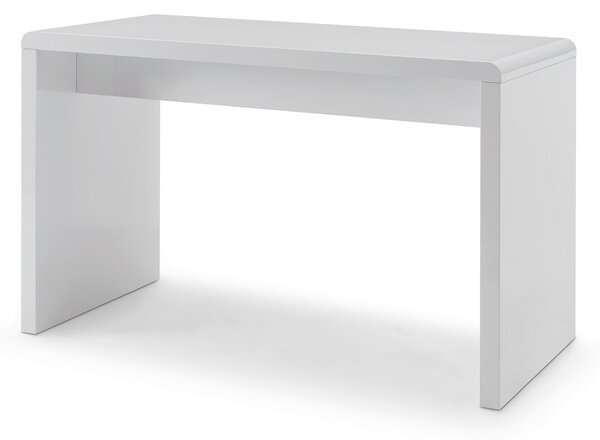 PÍSACÍ STÔL, biela s vysokým leskom, 120/60/75 cm Livetastic - Online Only kancelárie, Online Only